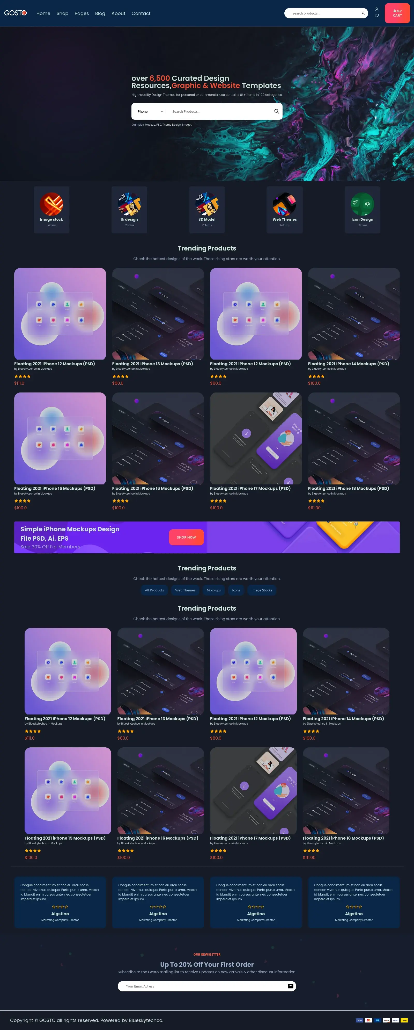 E-commerce Platform — full-stack React Redux shop with admin dashboard